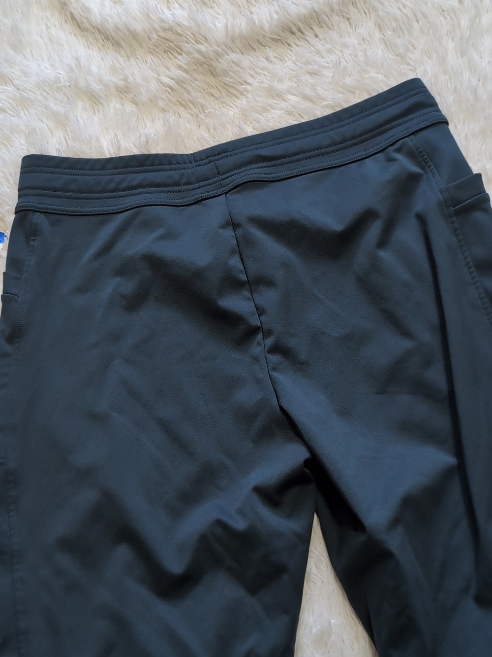 NWT 32 Degrees Teal High Waisted Heat Tech Fleece Lined Jogger Pants Size Large - Picture 6 of 13